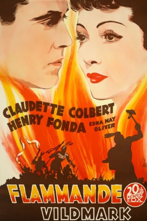 Flammande vildmark poster