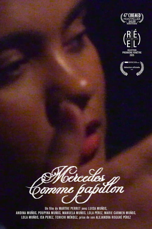 Mercedes comme papillon poster