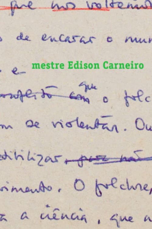 Mestre Edison Carneiro poster