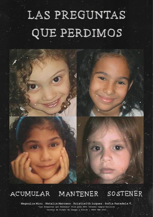 Las Preguntas que Perdimos poster