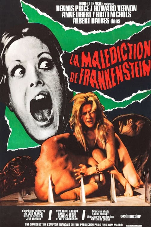 La maldición de Frankenstein poster
