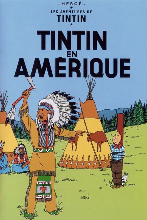 Tintin i Amerika poster
