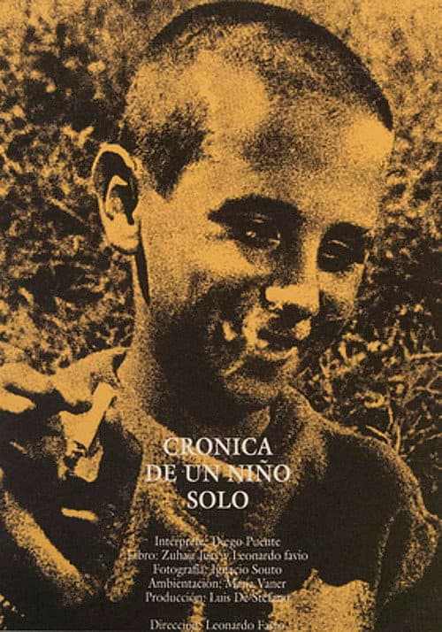 Crónica de un niño solo poster