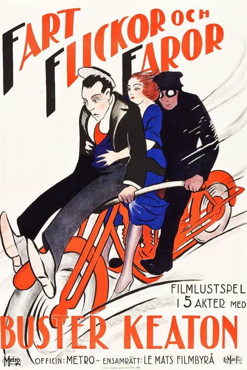 Fart, flickor och faror poster