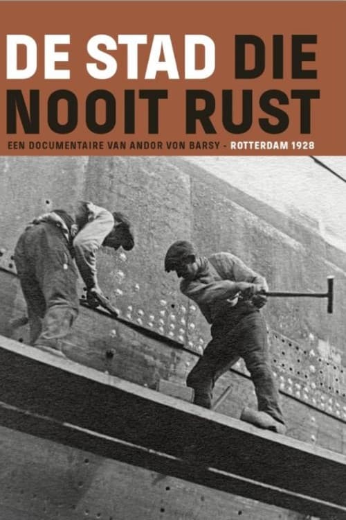 De Stad die Nooit Rust poster