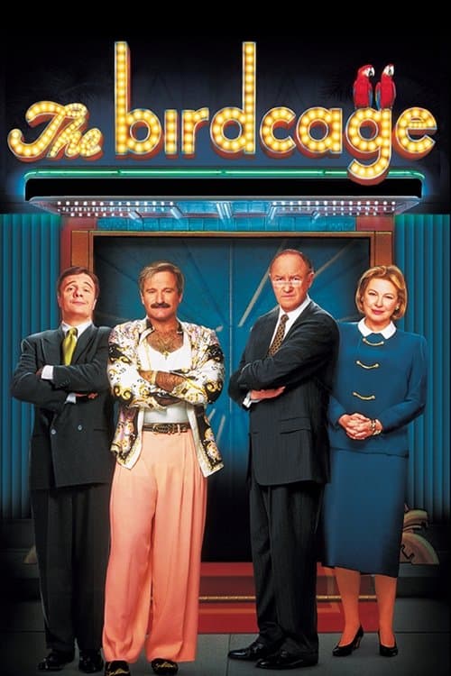 The Birdcage - lånta fjädrar poster