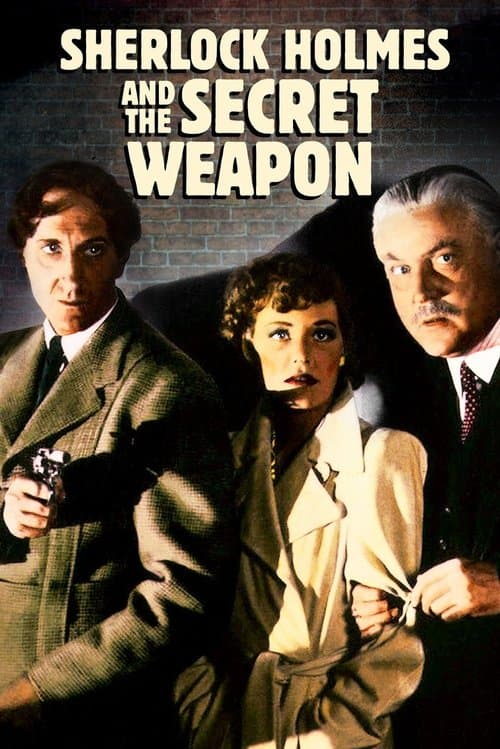 Sherlock Holmes och det hemliga vapnet poster