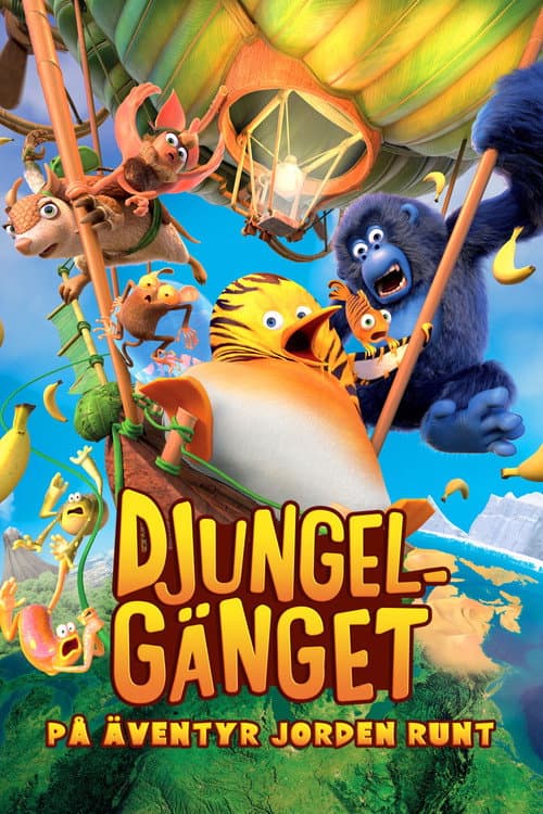 Djungelgänget - På äventyr jorden runt poster