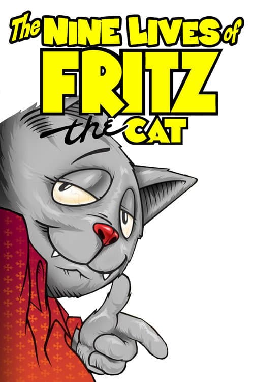 Katten Fritz nio liv poster