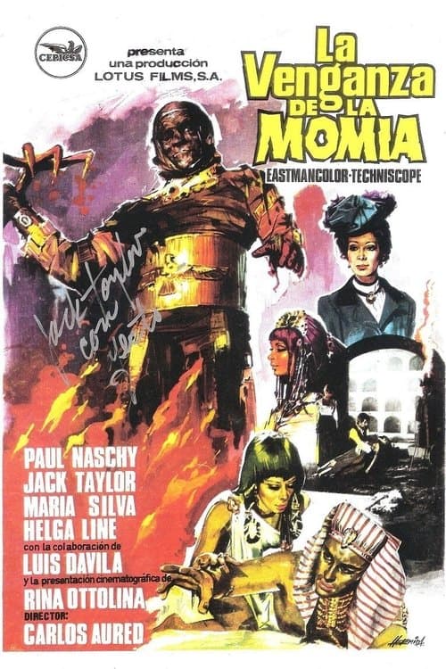 La venganza de la momia poster