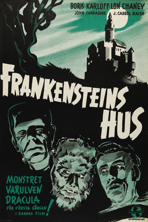 Frankensteins hus poster