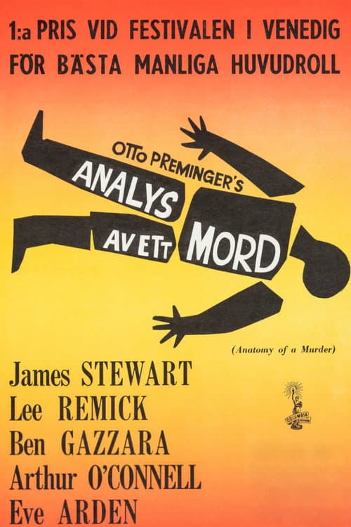 Analys av ett mord poster