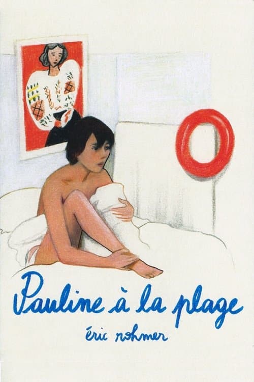 Pauline på stranden poster