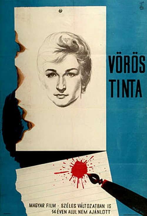 Vörös tinta poster
