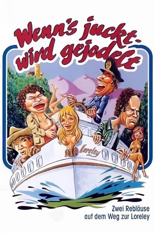 Zwei Rebläuse auf dem Weg zur Loreley poster