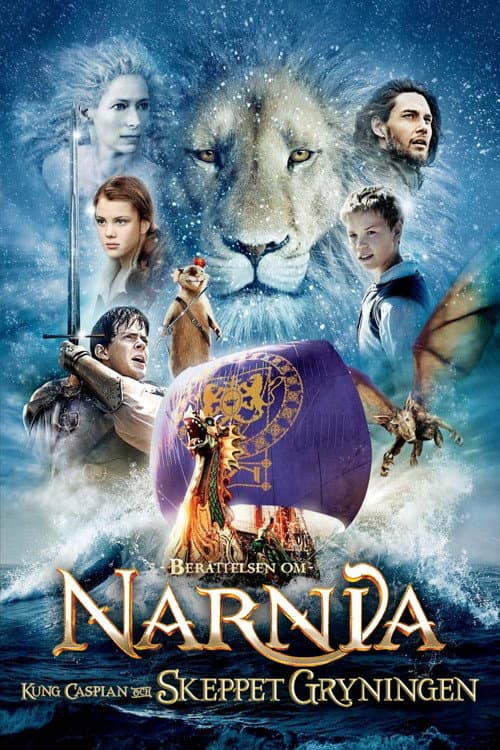 Narnia: Kung Caspian och skeppet Gryningen poster