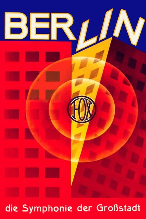 Berlin, storstadssymfoni poster