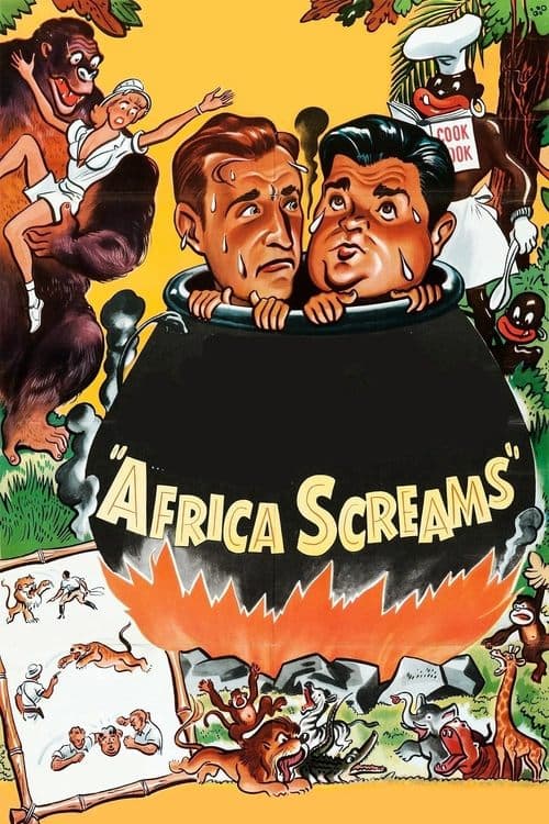 Skriket från Afrika poster