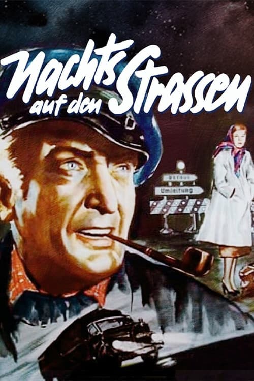Nachts auf den Straßen poster