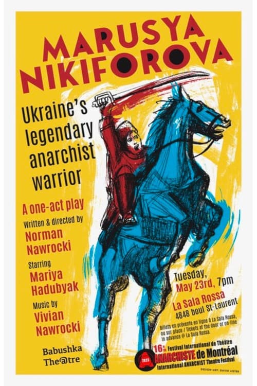 MARUSYA NIKIFOROVA: Ukraine’s legendary anarchist warrior poster
