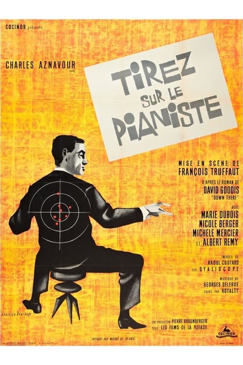 Skjut på pianisten! poster