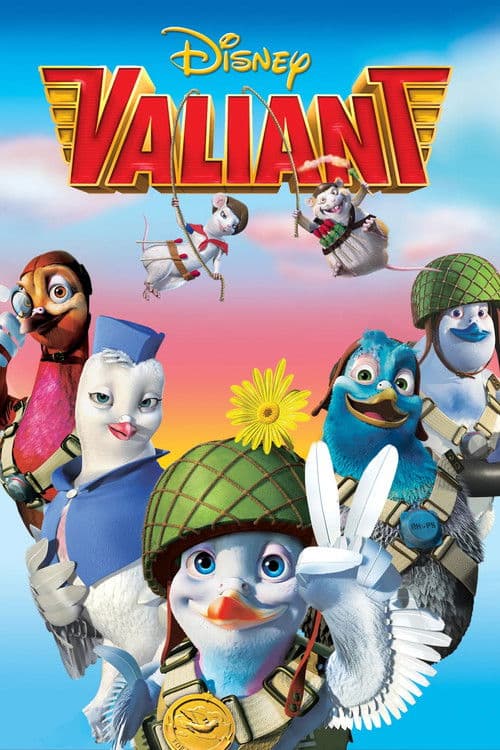 Valiant och de fjäderlätta hjältarna poster