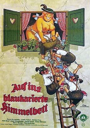 Hey Marie, ich brauch mehr Schlaf - Auf ins blaukarierte Himmelbett poster
